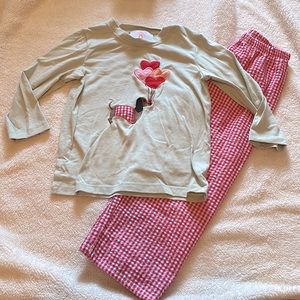 Dachshund Valentines Day Pant Set